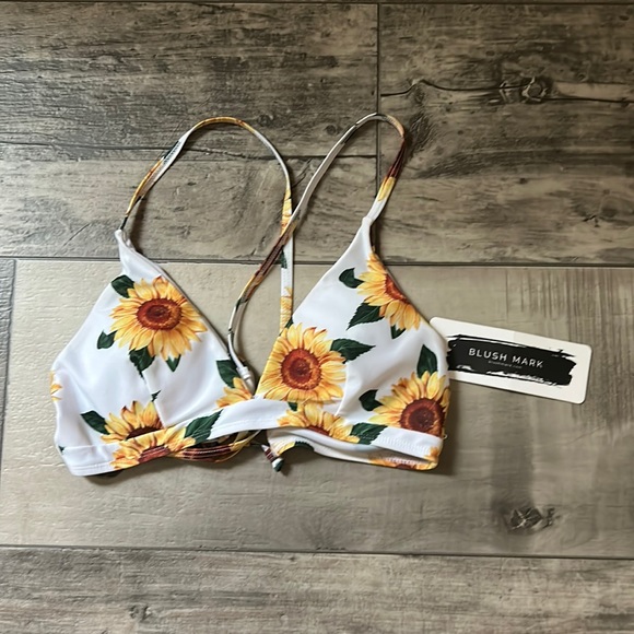 Sunflower bikini top - Picture 1 of 2